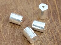 Walze -  9 x 6 mm - 20 St�ck -  Silber