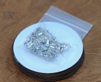 Baumwollkordel auf Rolle - braun - 1,5mm 10m & 20 Verschl��e