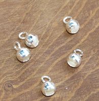 Kapsel Kalotte - Sterling Silber - Geschlossen - 6mm - 20 St�ck