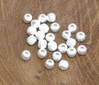Kugel  -  5  mm - Sterling Silber - geb�rstet - 20 St�ck
