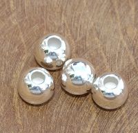 Kugel  -  8 mm - Sterling Silber -poliert  - ca. 10 St�ck