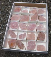 Rosaquarz - A-Qualit�t - 20 St�ck - Karton