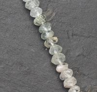 Beryll - Rondelle - facettiert - 3-4mm -Kettenstrang