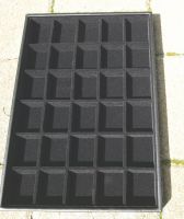 Tablett Tray Deko 35x 24 x 3 cm mit Einteilung (30 F�cher)