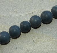 Basalt 14 mm Kugel Kettenstrang