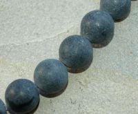 Basalt 18 mm Kugel Kettenstrang