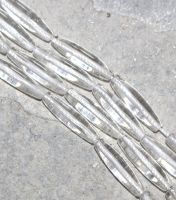 Bergkristall - Spindel - 20x5mm - Kettenstrang