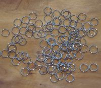 Sprengring / Spaltring  - 8mm - Metall rhodiniert -