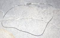 Kette aus Metall - rhodiniert - 1-1,2mm - 45 cm - 10 St�ck