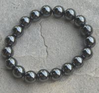 H�matit - Kugel - 10mm -  Armband Elastik - 1 St�ck
