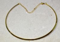 Halsreif - Choker - Metall gold - 45 cm - 5 St.