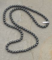 H�matit - Kugel - 8mm - 80 cm - Kette - 1 St�ck