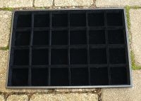 Tablett Tray Deko 35x 24 x 3 cm mit Einteilung (24F�cher)