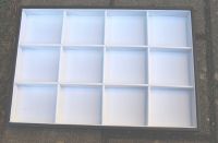 Tablett Tray Deko 35x 24 x 3 cm mit Einteilung (12 F�cher)