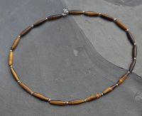 Tigerauge - Spindel - 20x5mm - 49 cm - Kette