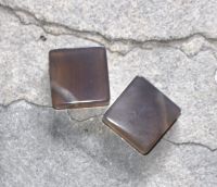 Rauchquarz - Quadrat gebohrt - Anh�nger - 25x25mm - 1 St�ck