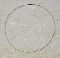 Halsreif - einreihig - gr�n - Magnetschlie�e - 45 cm - 10 St.
