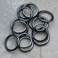 H�matit - Ring - 3mm - rund - 100 St�ck