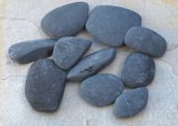 Hot Stones Set - 10 St�ck - 4,5-7cm - Basalt poliert