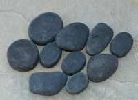 Hot Stones Set - 10 St�ck - 2 - 4 cm - Basalt