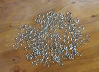 Ring 6mm geschlossen - Metall rhodiniert -