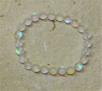 Mermaid Glass - Kugel - 8mm - Armband Elastik - 1 St�ck