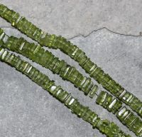 Peridot - Square - 5-5,5mm - Kettenstrang