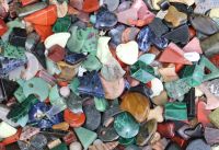 Edelstein Mix - Anh�nger mit Bohrung - 50 St. - SONDERPREIS