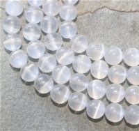 Selenit - Kugel - 10mm - Kettenstrang