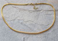 Kette aus Metall - goldfarbig - 3mm -  45 cm - 5 St�ck