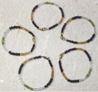 Edelstein Mix- Rondelle - 4-5mm - Armband - 5 St�ck