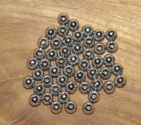Kugeln 8mm - gro�es Loch - Schmuckzubeh�r - Metall nickelfrei