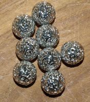 Kugeln ca. 11mm - Zwischenteile - Schmuckzubeh�r - Metall nickel