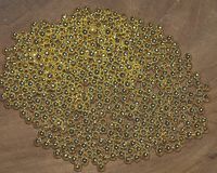 Kugeln 4mm - Schmuckzubeh�r - Metall goldfarbig