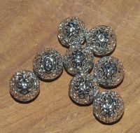 Kugeln 12mm durchbrochen  - Schmuckzubeh�r - Metall nickelfrei