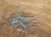 Ohrringe Zubeh�r - Stift mit offener �se - silberfarbiges  Metal