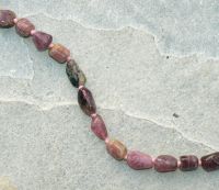Turmalin - multicolor - Barock - 8-10mm -  Kettenstrang