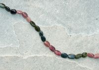 Turmalin - multicolor - Oval - 6,5-7mm - Kettenstrang