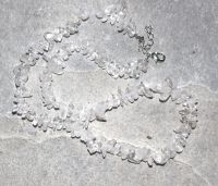 Bergkristall - Splitter - 45 cm - Edelstein Kette - 10 St�ck