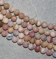 Anden Opal pink - Kugel - 8mm - Kettenstrang