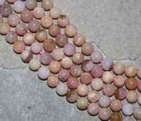 Anden Opal pink - Kugel - 6mm - Kettenstrang