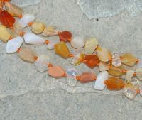 Opal Oregon - Freeform - facettiert - 4-8mm - Kettenstrang