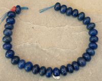 Lapis - Rondelle  - 17-20mm - Unikat - Kettenstrang