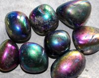 Bergkristall Rainbow Aura - Trommelsteine - 250 Gramm