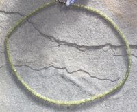 Chrysoberyll - Rondelle - 3-5,5mm -50 cm - Edelstein Kette
