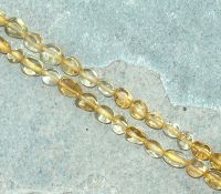 Citrin - Barock - 6-8mm - Kettenstrang