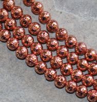 Lava - ros�gold plated - Kugel - 8mm - Kettenstrang