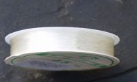 Elastikgummi - 0,6mm - transparent - 5 Rollen mit je 10 Metern