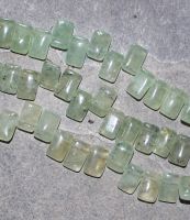 Prehnit - Rechteck - 16x10mm - Kettenstrang