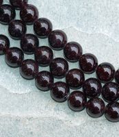 Granat - Kugel - 10mm - AA-Qualit�t - Kettenstrang